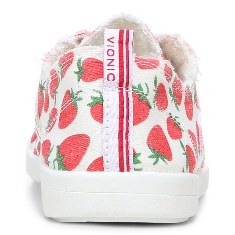 Vionic Pismo Casuales Sneaker Rojos | 12IRgzDj