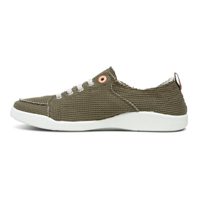 Vionic Pismo Casuales Sneaker Verde Oliva | dXfKiYV8