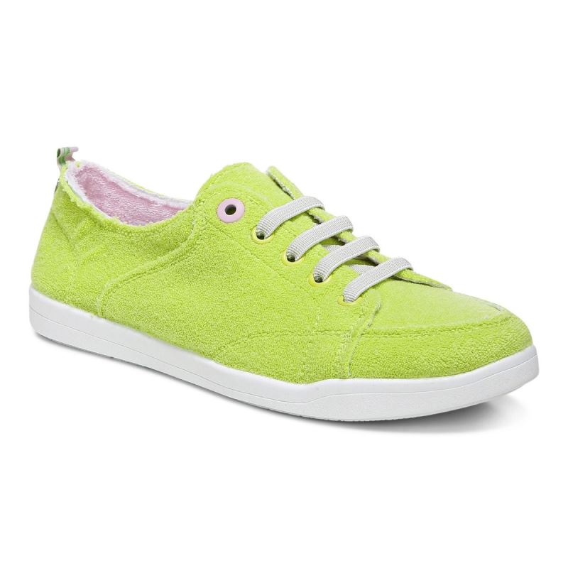 Vionic Pismo Casuales Sneaker Verdes Claro | APBq6AYc