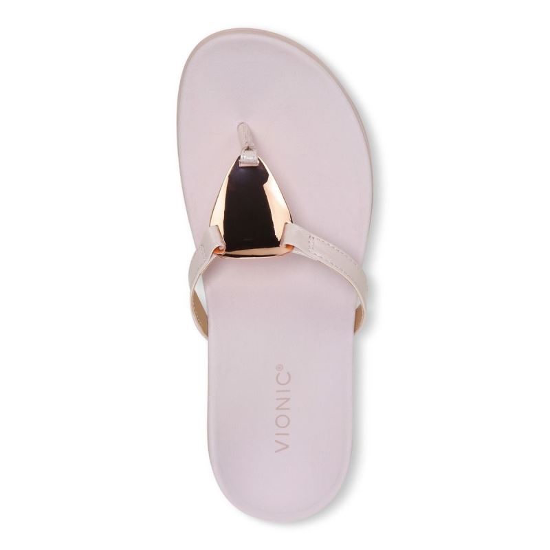 Vionic Raysa Puntera Post Sandal Rosas | uw3yc8VN