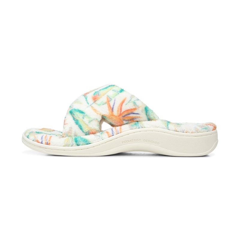 Vionic Relax Slippers Blancos | 5fNF5Ikv