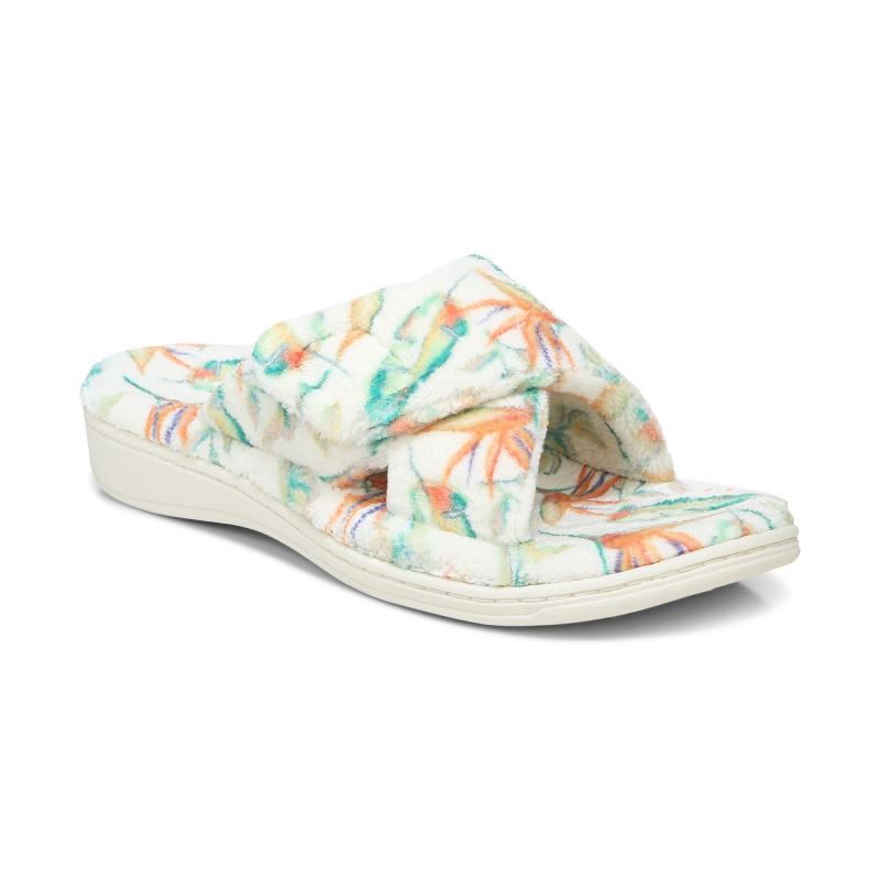 Vionic Relax Slippers Blancos | 5fNF5Ikv