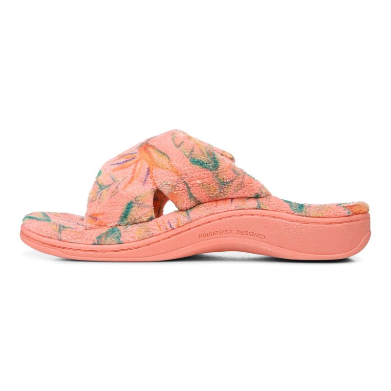 Vionic Relax Slippers Coral | eq63PFUj