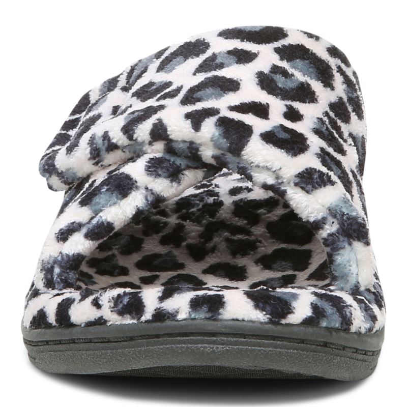 Vionic Relax Slippers Creme Leopardo | iZvhBmpa