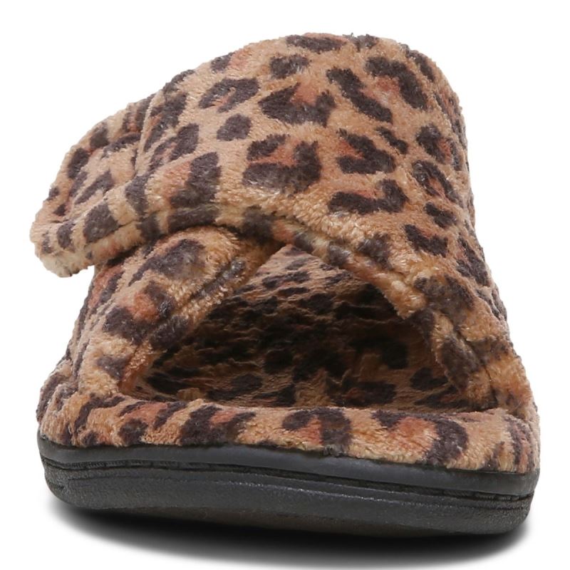 Vionic Relax Slippers Marrom Leopardo | o15Cgen2