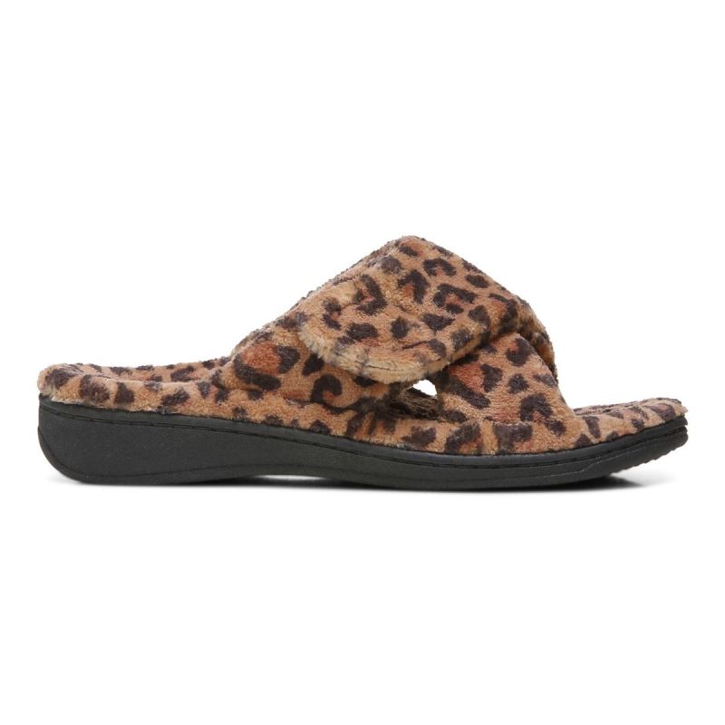 Vionic Relax Slippers Marrom Leopardo | o15Cgen2