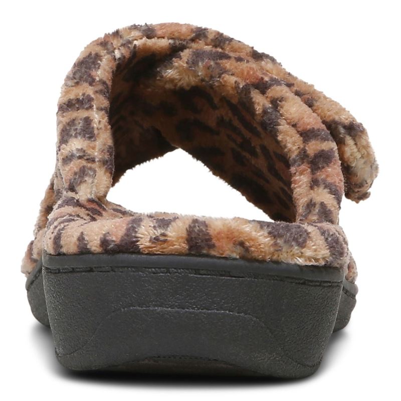 Vionic Relax Slippers Marrom Leopardo | o15Cgen2