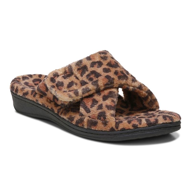 Vionic Relax Slippers Marrom Leopardo | o15Cgen2