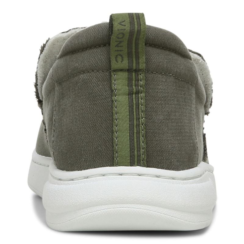 Vionic Seaview Slip on Sneaker Verde Oliva | rmMogV8l