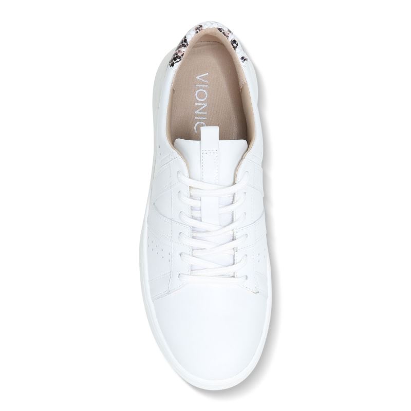 Vionic Simasa Sneaker Blancos Leopardo | BU4xIioo