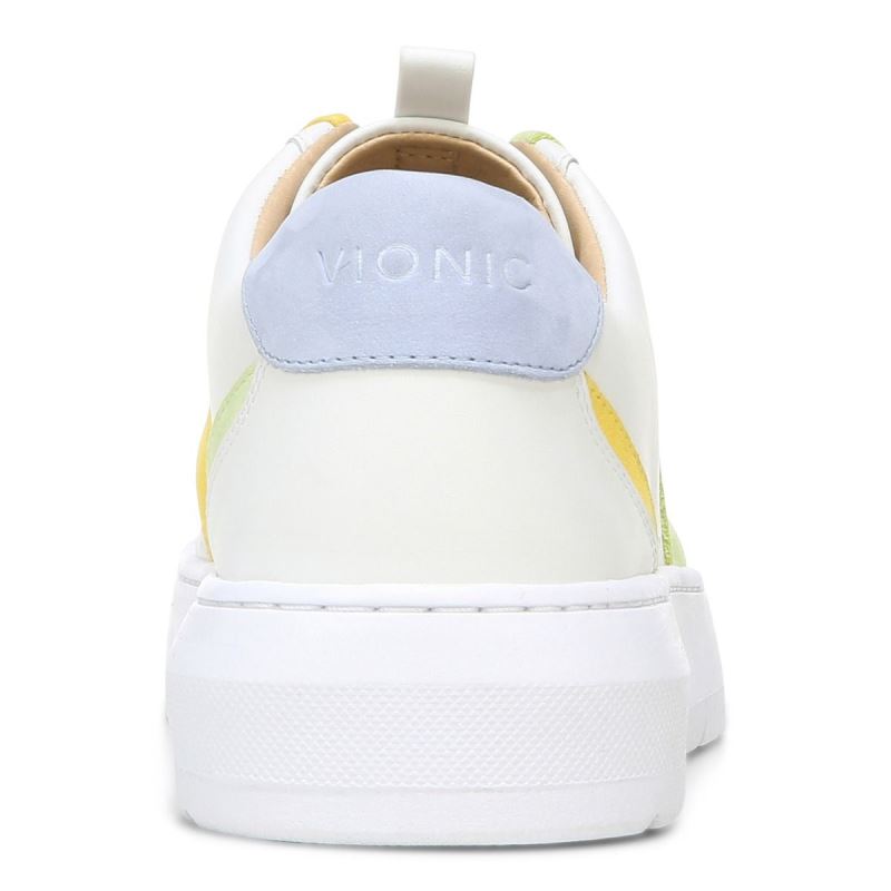 Vionic Simasa Sneaker Blancos Verdes Claro | GbgAcPJw