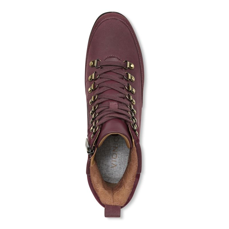 Vionic Spencer Boot Vino Granate | Y9bPTK2y