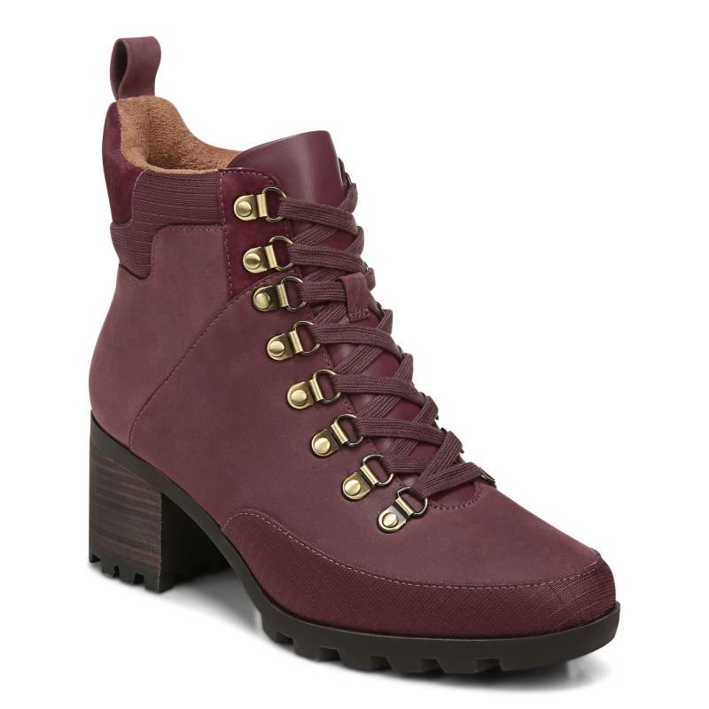 Vionic Spencer Boot Vino Granate | Y9bPTK2y