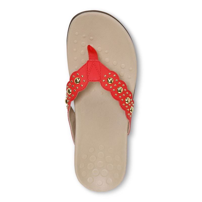 Vionic Starley Sandal Rojos | qy8piIZW