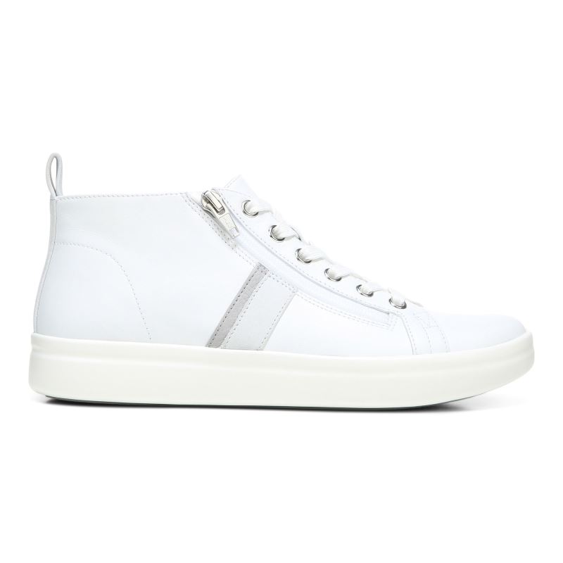 Vionic Stevie High Top Sneaker Blancos | Odhkpmxo