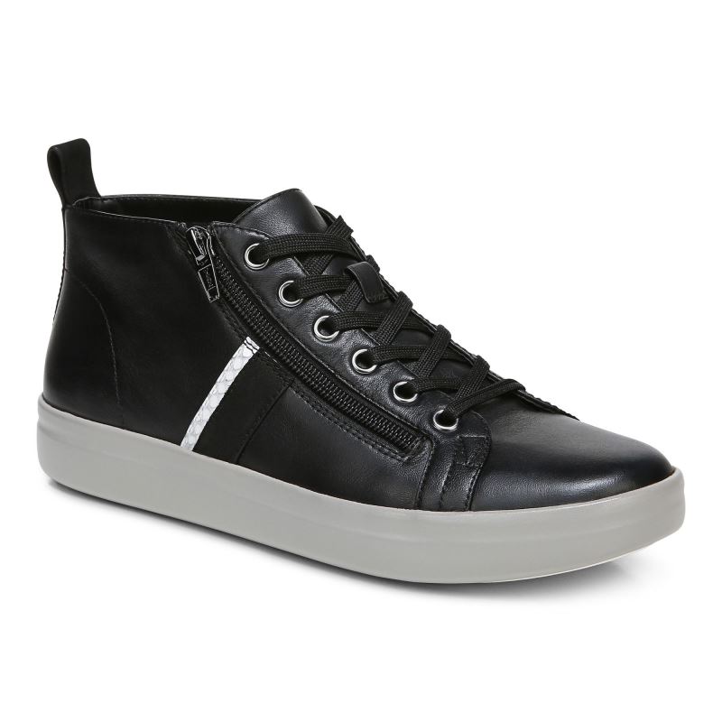 Vionic Stevie High Top Sneaker Negros | He2cWASj