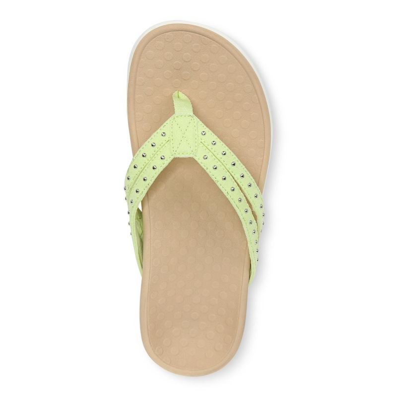 Vionic Tasha Puntera Post Sandal Verdes Claro | DTn6zGFf