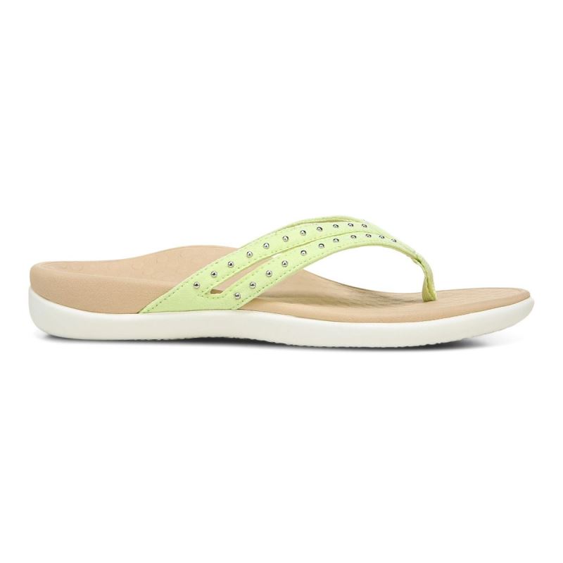 Vionic Tasha Puntera Post Sandal Verdes Claro | DTn6zGFf