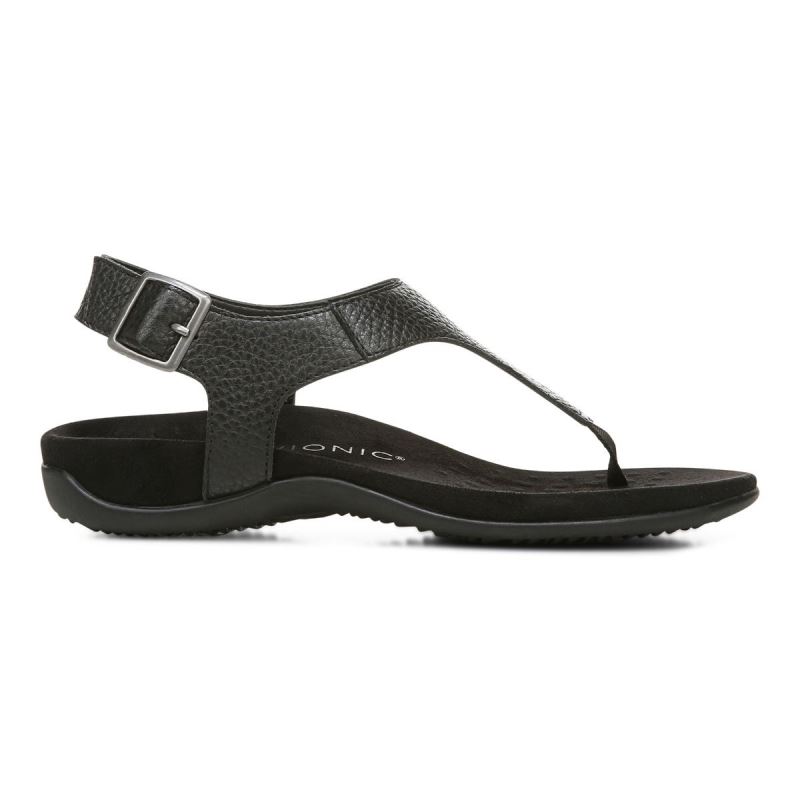 Vionic Terra Sandal Negros | vnOt13Yd
