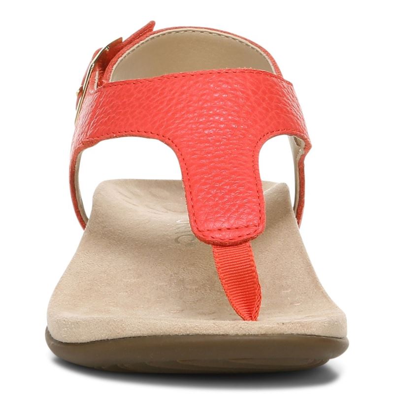 Vionic Terra Sandal Rojos | LRu4adYw