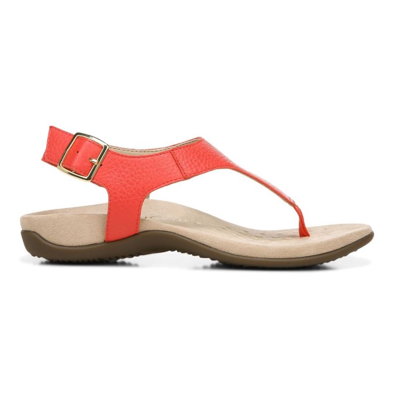 Vionic Terra Sandal Rojos | LRu4adYw