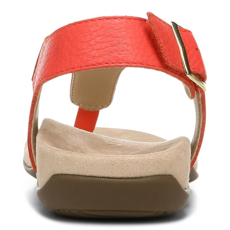 Vionic Terra Sandal Rojos | LRu4adYw