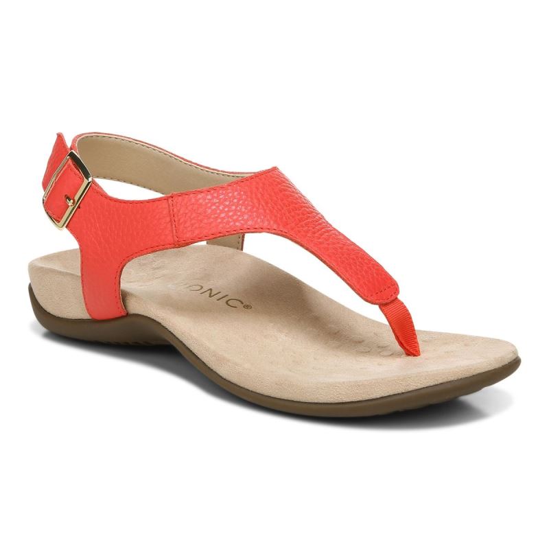 Vionic Terra Sandal Rojos | LRu4adYw