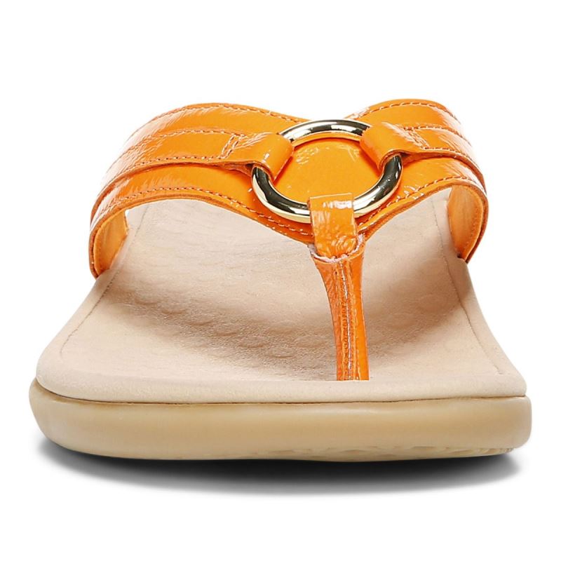 Vionic Tide Aloe Puntera Post Sandal Dorados | RwhxQpn7