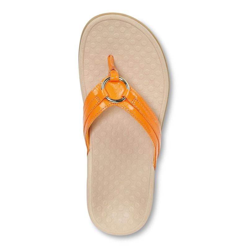 Vionic Tide Aloe Puntera Post Sandal Dorados | RwhxQpn7