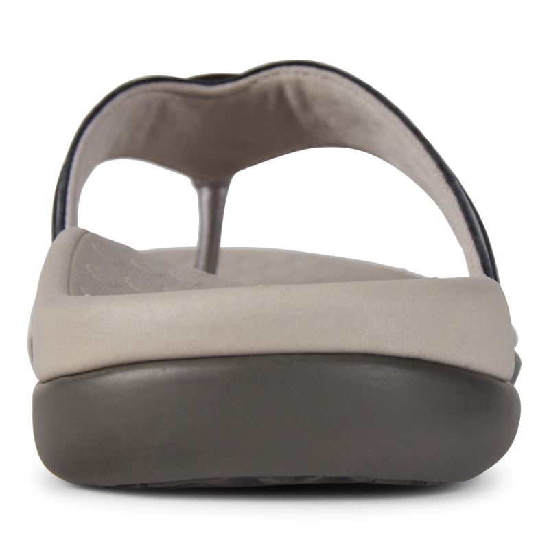 Vionic Tide Aloe Puntera Post Sandal Plateados | Ox3icVHK