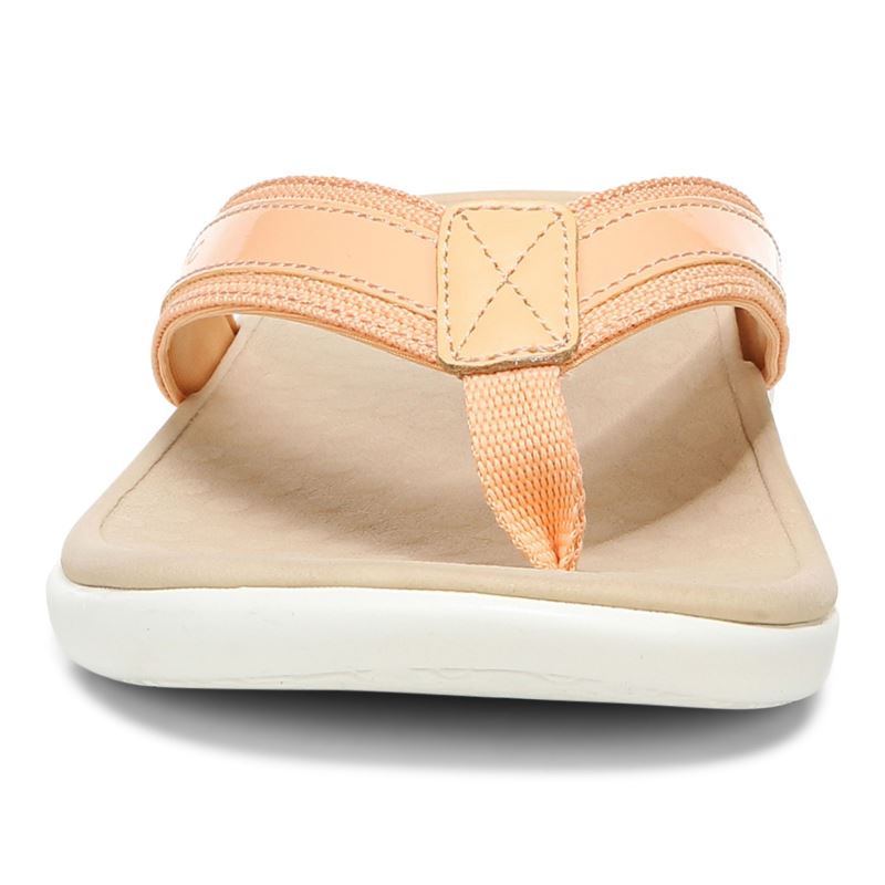 Vionic Tide II Puntera Post Sandal Albaricoque | 921VqOuO