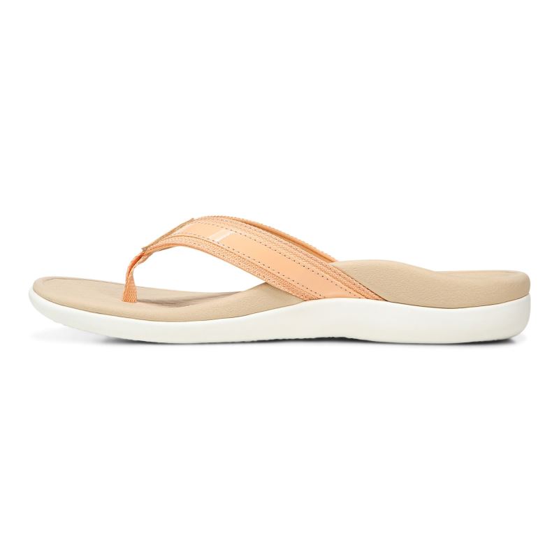 Vionic Tide II Puntera Post Sandal Albaricoque | 921VqOuO