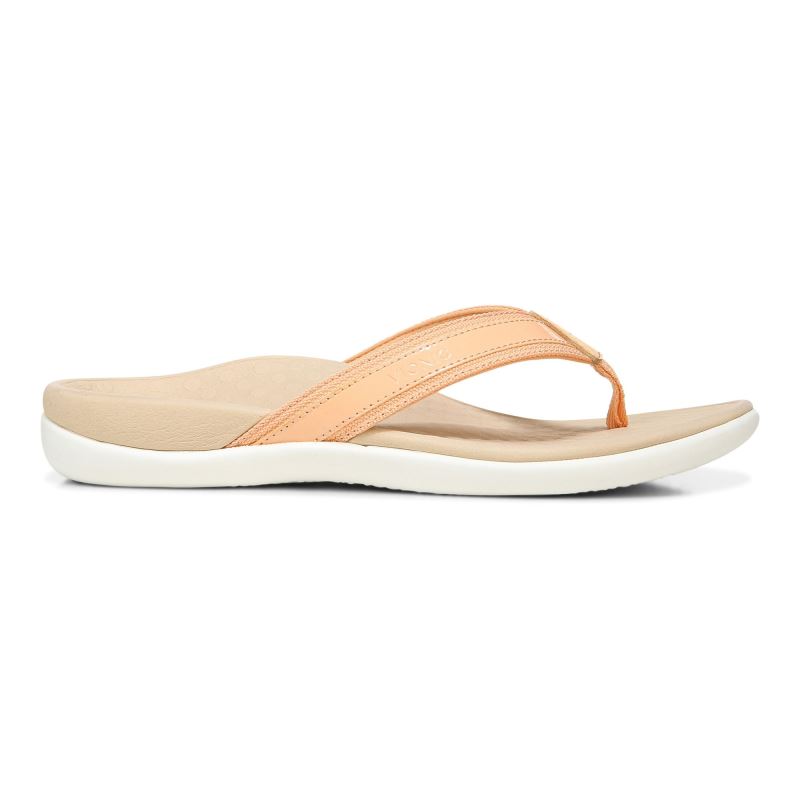 Vionic Tide II Puntera Post Sandal Albaricoque | 921VqOuO