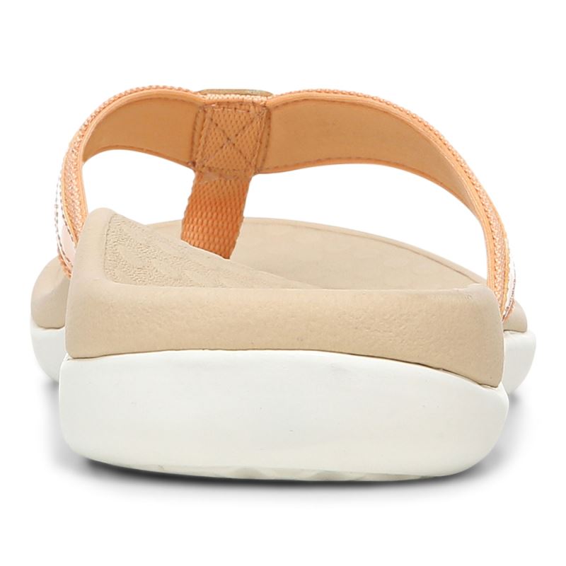 Vionic Tide II Puntera Post Sandal Albaricoque | 921VqOuO