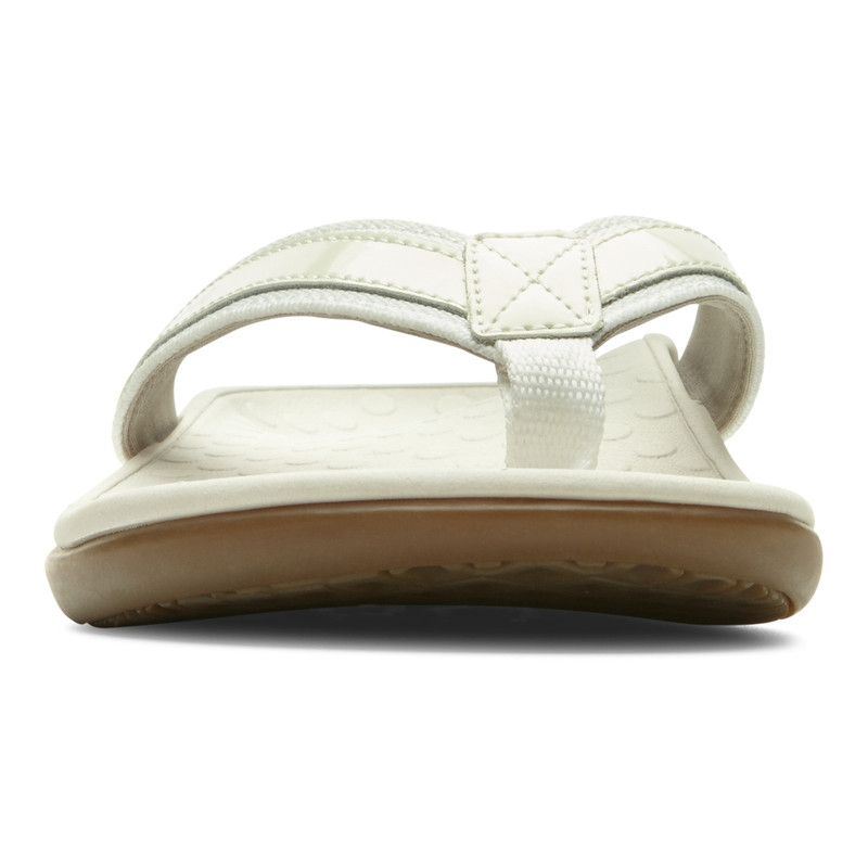 Vionic Tide II Puntera Post Sandal Blancos | wyc4kQF1