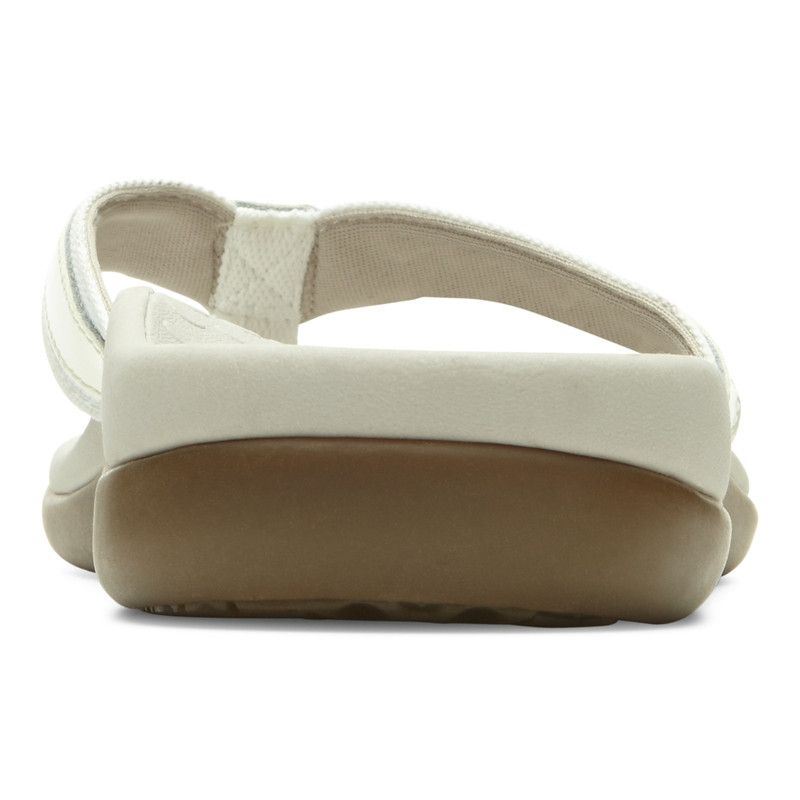 Vionic Tide II Puntera Post Sandal Blancos | wyc4kQF1