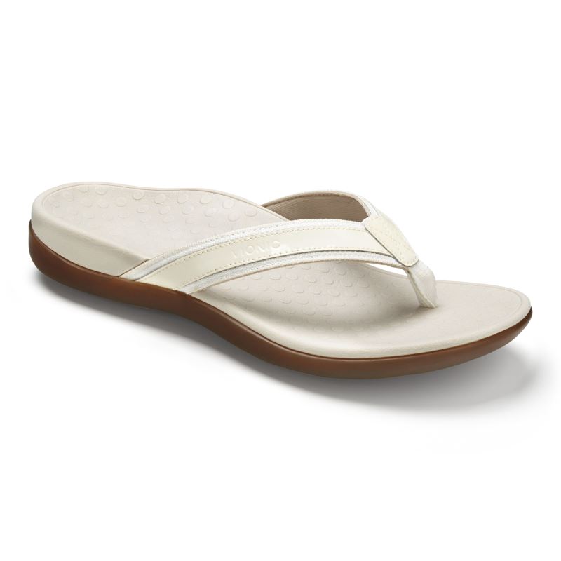 Vionic Tide II Puntera Post Sandal Blancos | wyc4kQF1