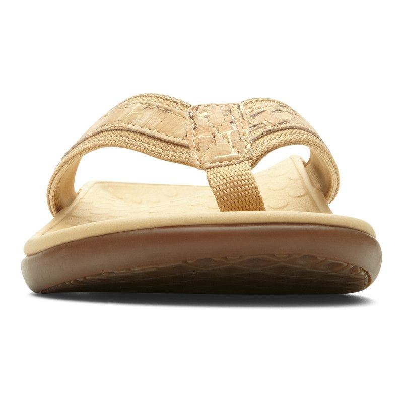 Vionic Tide II Puntera Post Sandal Dorados | cbBvteuO