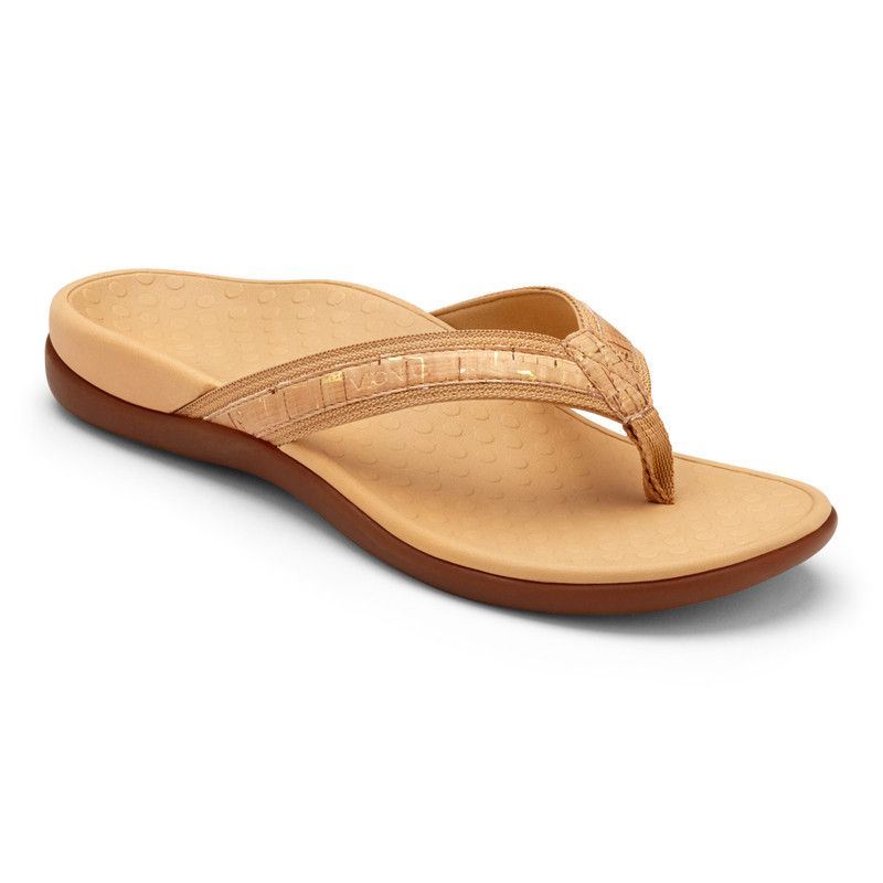 Vionic Tide II Puntera Post Sandal Dorados | cbBvteuO