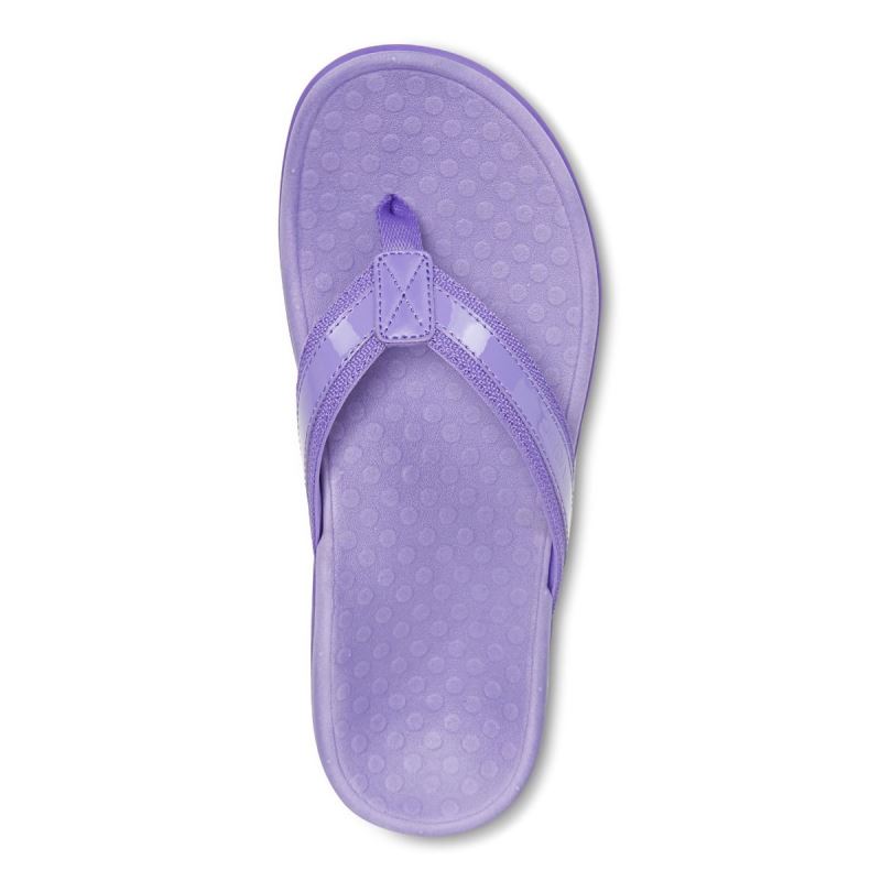 Vionic Tide II Puntera Post Sandal Morados | TZTTWLjg