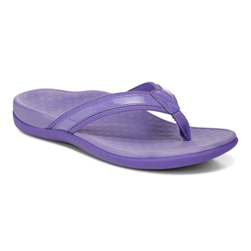 Vionic Tide II Puntera Post Sandal Morados | TZTTWLjg