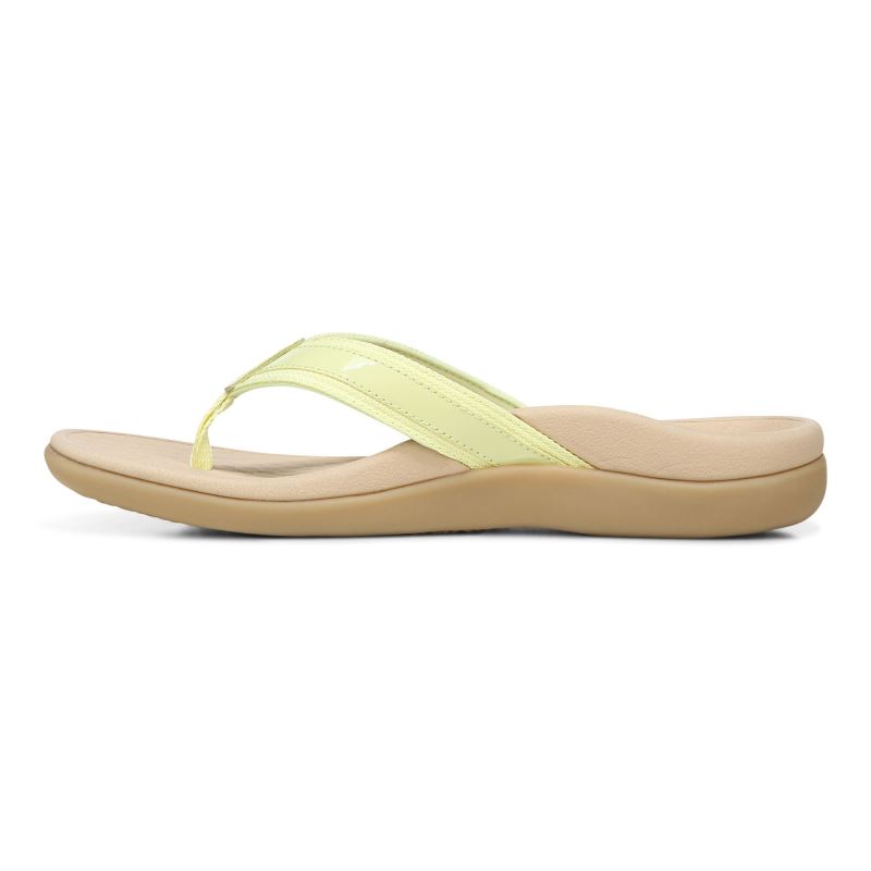 Vionic Tide II Puntera Post Sandal Verdes Claro | cuBGvCLK