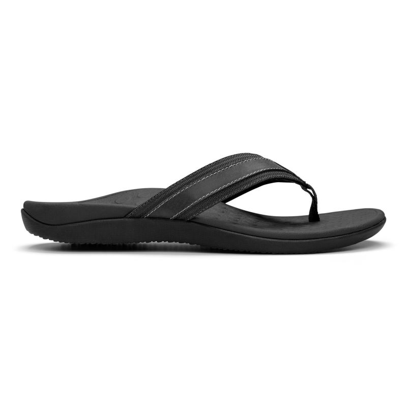 Vionic Tide Puntera Post Sandal Negros | ZZrrfnoh