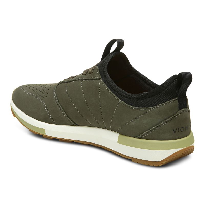 Vionic Trent Sneaker Verde Oliva | QVkHpEGL