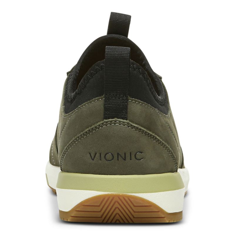 Vionic Trent Sneaker Verde Oliva | cnGH74nT