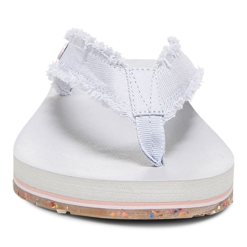 Vionic Unwind Puntera Post Sandal Azules | xmiVYP4w