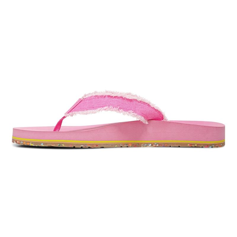 Vionic Unwind Puntera Post Sandal Rosas | FqWK4YF9
