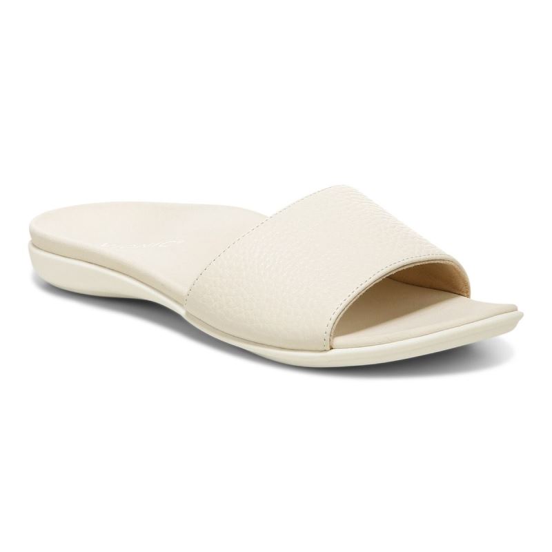 Vionic Val Chanclas Sandal Creme | UPN5B0Wj