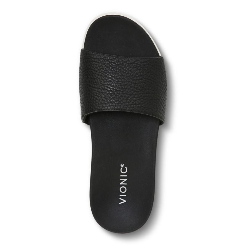 Vionic Val Chanclas Sandal Negros | 6f5WnF2W