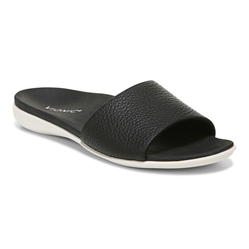 Vionic Val Chanclas Sandal Negros | 6f5WnF2W